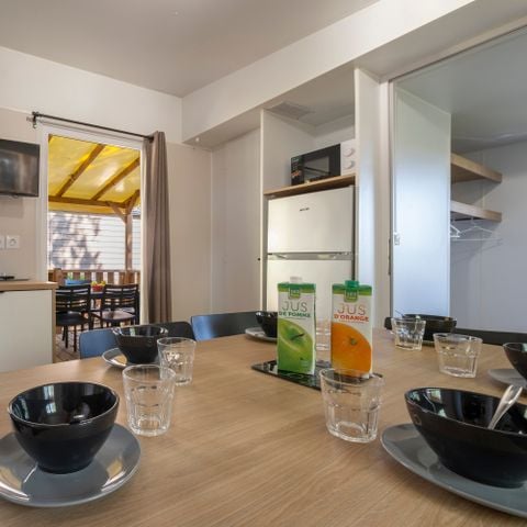 Mobilheim 6 Personen - PREMIUM 3 Schlafzimmer > 32 m²