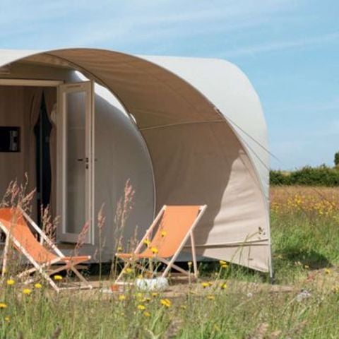 CANVAS AND WOOD TENT 4 people - COCO SWEET without sanitary facilities
