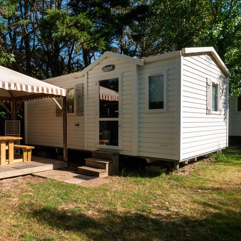 Mobilheim 4 personen - Eco 24m² - 2 Schlafzimmer + TV