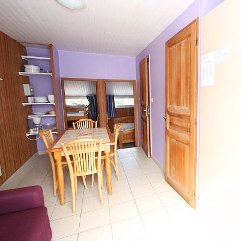 GÎTE 2 personnes - Gîte mitoyen - 24m² - 2Chambres - (2 Adultes et 2 Enfants entre 6 et 10 ans) 4 pers