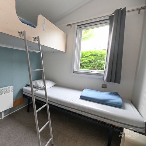 BUNGALOW 2 personnes - PMR - 34m² - 2 chambres (la deuxième chambre pour des enfants de 6 à 10 ans).