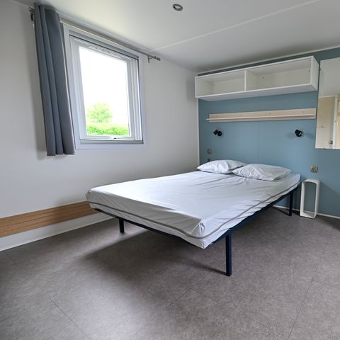 Mobilheim 2 Personen - PMR - 34m² - 2 Schlafzimmer (das zweite Schlafzimmer für Kinder von 6 bis 10 Jahren).