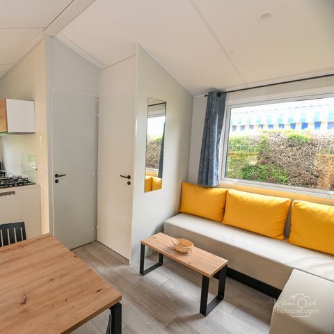 Stacaravan 4 personen - Privilège - 28m² - 2K