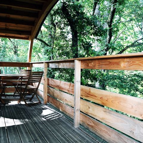 CHALET 2 people - Wooden eco-cabin with sanitary facilities (can accommodate up to 4 people for an additional charge at the campsite)