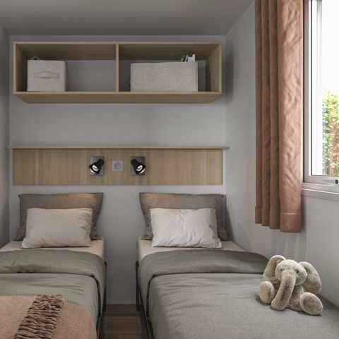 MOBILHOME 7 personas - Premium mobile home - 3 dormitorios + Terraza + LV