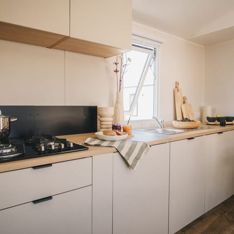 BUNGALOW 7 personnes - Mobil-home Premium -  3 chambres + Terrasse + LV