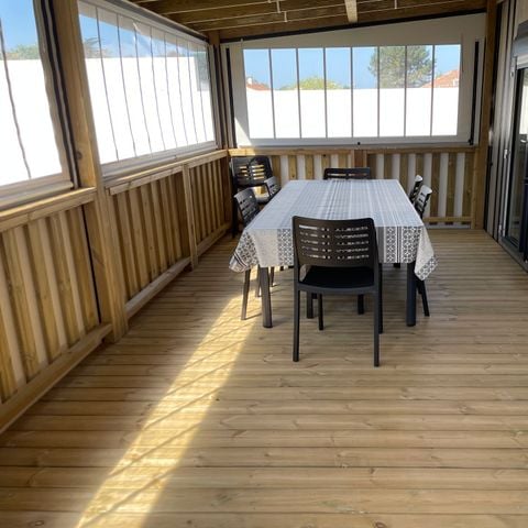 Mobilheim 6 Personen - Mobilheim Premium 3 Schlafzimmer mit Jacuzzi -