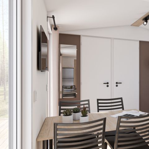 Stacaravan 4 personen - Stacaravan ATLANTIC Premium 29m² 2 kamers