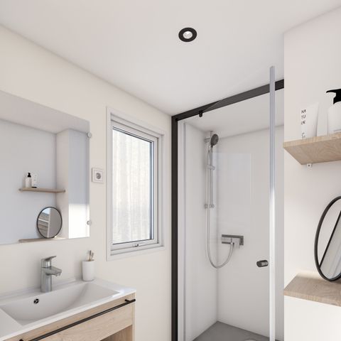 MOBILHOME 4 personas - Mobil home ATLANTIC Premium 29m² 2 dormitorios