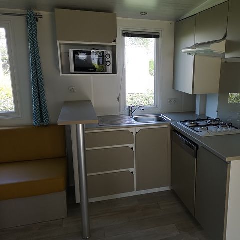 Stacaravan 6 personen - Confort+ - 3 slaapkamers