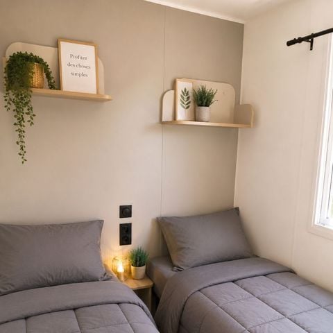 Mobilheim 4 personen - MH Confort+ 2 Schlafzimmer, 4 Personen, mit Geschirrspüler