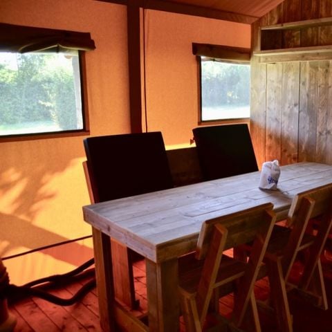 Tente en toile et en bois 6 personnes - TENTE SAFARI (PREMIUM)
