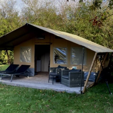 Tente en toile et en bois 5 personnes - Tente Wood 5pers (Premium)