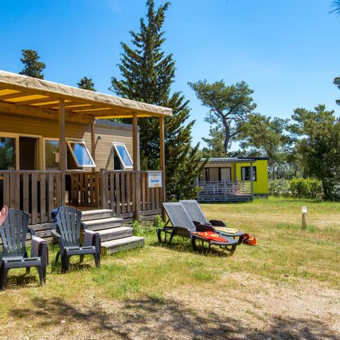 Mobile home 6 persons - Mobile-home | Premium | 3 Bedrooms | 6 Pers. | Raised terrace | Air-con.