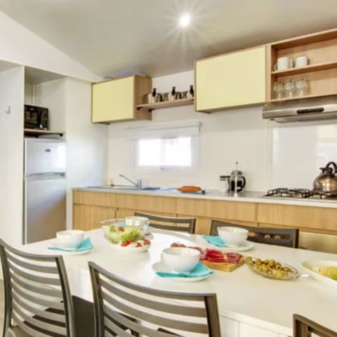 Mobile home 6 persons - Mobile-home | Premium | 3 Bedrooms | 6 Pers. | Raised terrace