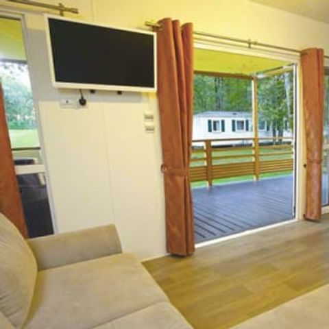 Mobile home 6 persons - Mobil-home | Ultimate | 3 Bedrooms | 6 Pers. | Raised terrace | Air conditioning | TV