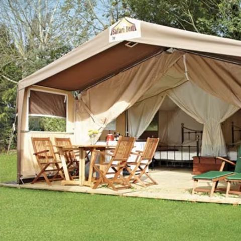 TENT 6 people - Safari Tent | 2 Bedrooms | 5/6 People | Single Terrace | No bathroom