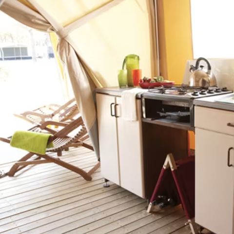 Tent 6 persons - Safari Tent | 2 Bedrooms | 5/6 People | Single Terrace | No bathroom
