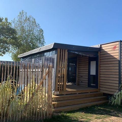 Stacaravan 6 personen - C- Stacaravan „Méditerranée CONFORT“ met airconditioning – 3 slaapkamers