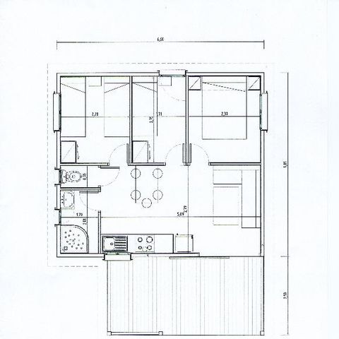 CHALET 7 personas -  PALACIO