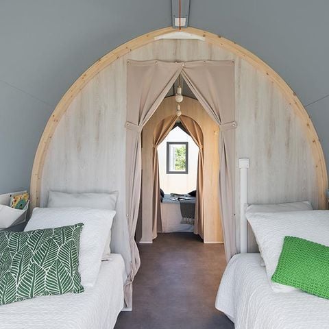 CANVAS AND WOOD TENT 2 people - Bungalow Coco sweet