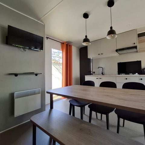 Mobilhome 6 personas - M - Mobil-home 3 habitaciones Privilège - SÁBADO 6 pers.