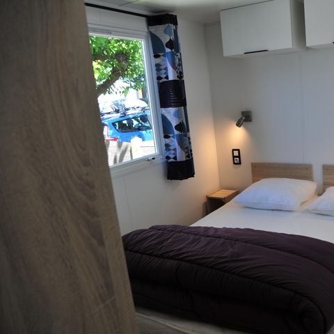 Stacaravan 4 personen - CONFORT 2 kamers met terras (vaatwasser) 26m².