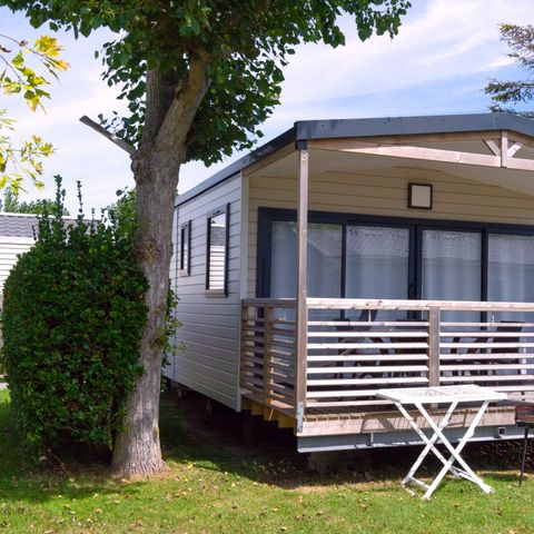 Stacaravan 4 personen - CONFORT 2 kamers met terras (vaatwasser) 26m².