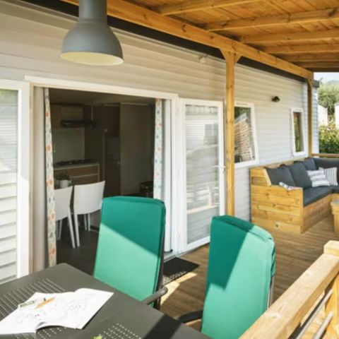 MOBILHOME 6 personas - Mobil-home | Premium | 3 Dormitorios | 6 Pers. | Salón Terraza