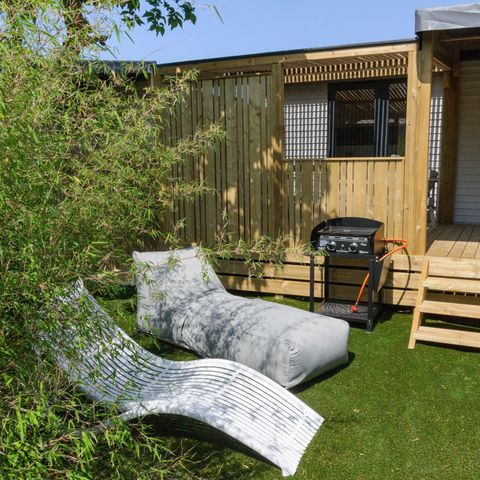 Stacaravan 6 personen - 3 kamers ROSEAU CONFORT SPA 36m² - Stacaravan