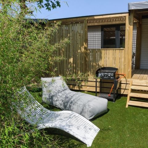 Stacaravan 6 personen - Stacaravan 3 kamers ROSEAU CONFORT SPA 36m² - Stacaravan