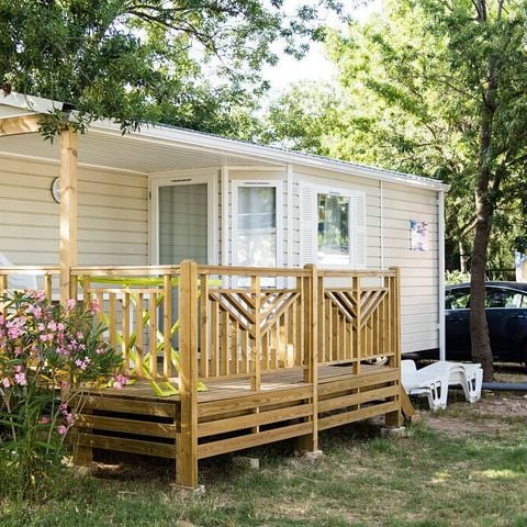 Stacaravan 6 personen - Stacaravan | Klassiek | 3 Slaapkamers | 6 Pers. | Verhoogd terras