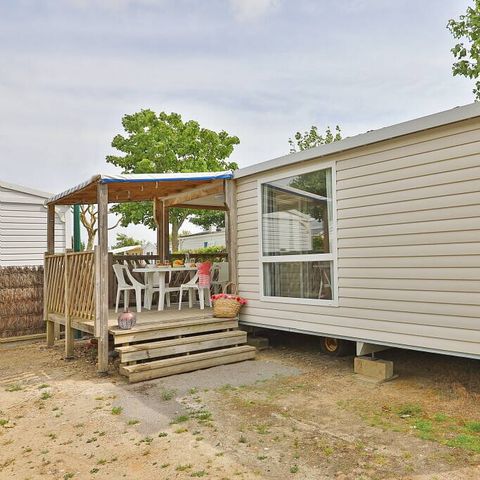 Stacaravan 6 personen - Stacaravan | Klassiek | 3 Slaapkamers | 6 Pers. | Verhoogd terras