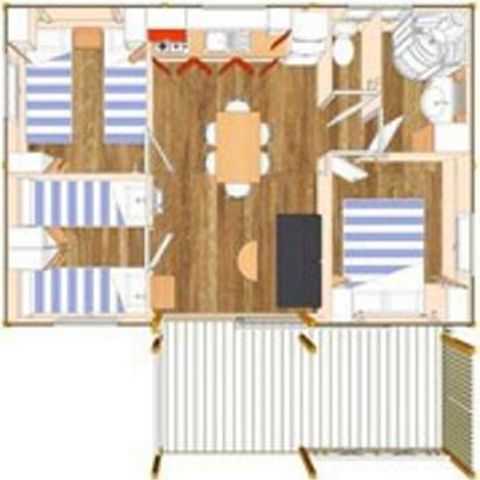 CHALET 6 people - Comfort 35m² - 3 bedrooms