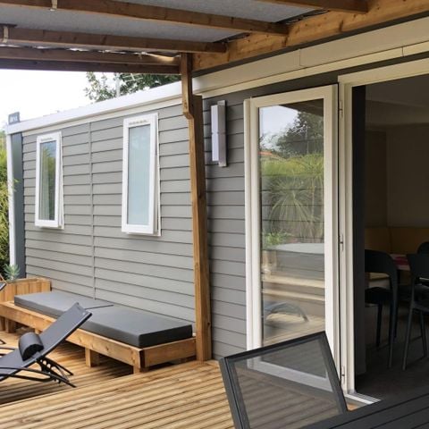 MOBILHOME 6 personnes - Premium 43 m² + spa privatif