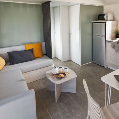 MOBILHOME 4 personnes - Premium 35m² - 3 chambres + spa privatif