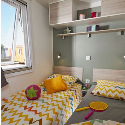 MOBILHOME 6 personas - Premium 35m² - 3 habitaciones + spa privado
