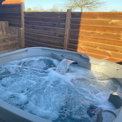 TENTE TOILE ET BOIS 5 personnes - Lodge Cotton Premium - 2 chambres + Spa privatif