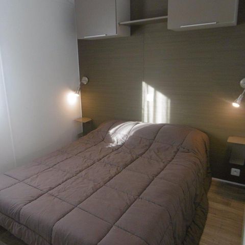 MOBILHOME 6 personas - Confort 35m² - 3 habitaciones + terraza semicubierta + TV