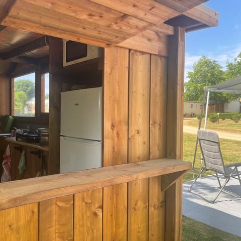 Piazzola - Pacchetto Premium Freecamp Guinguette: cabina privata con bagno e cucina privata