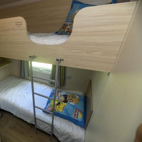 Stacaravan 6 personen - Stacaravan Soléo 33m², 3 slaapkamers (2011) 6/8 pers - extra personen mogelijk tegen betaling, neem contact op met de camping