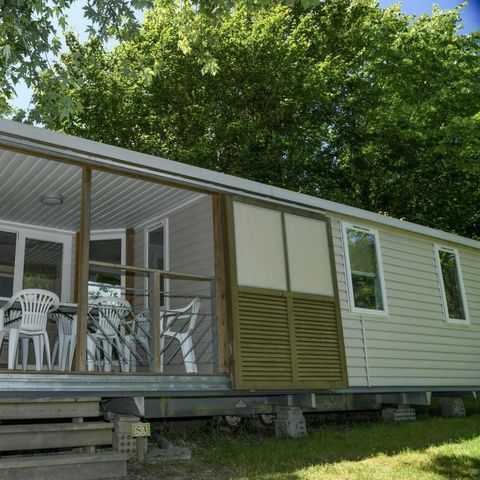 Mobilheim 6 Personen - Mobilheim Soléo 33m², 3 Schlafzimmer (2011) 6/8 pers - zusätzliche Personen gegen Aufpreis möglich, kontaktieren Sie den Campingplatz