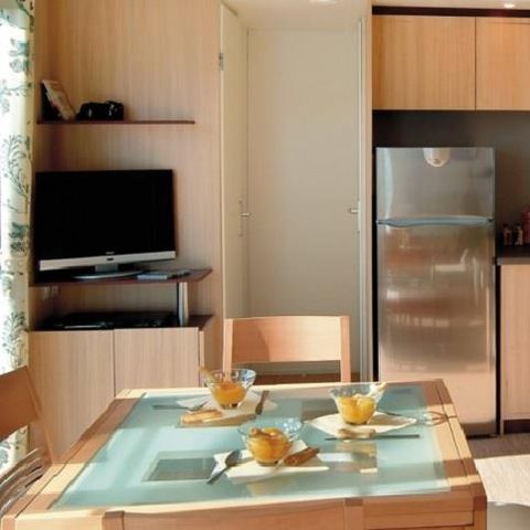 Mobilheim 4 Personen - Mobilheim Nautil home klimatisiert - 37 m² - 2 Zimmer + Ankleidezimmer (2014) 4 pers.