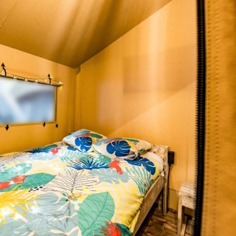 Tente en toile et en bois 4 personnes - Tente Lodge 2ch. 20m2 (2025)