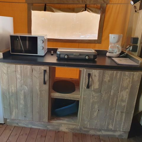 TIENDA DE LONA Y MADERA 4 personas - Tienda de campaña Lodge 2bed. 20m2 (2025)