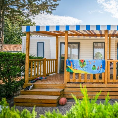 MOBILE HOME 6 people - 3 bedrooms 6 people Semi-covered terrace TV