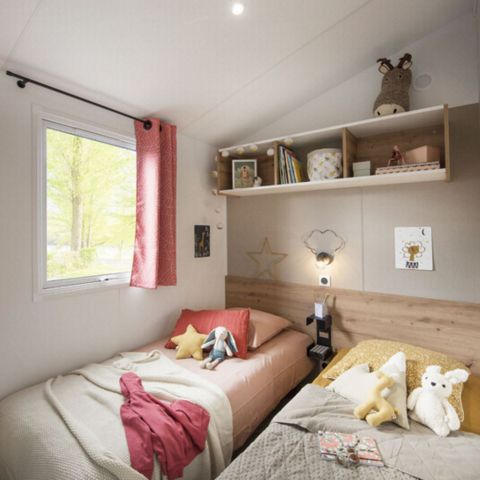 Stacaravan 8 personen - Loisir+ voor - 3 slaapkamers - 34 m²