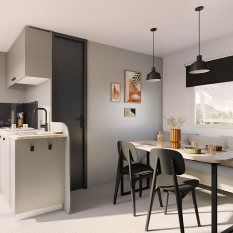 Mobilheim 4 personen - „Cocoon“ für - 2 Schlafzimmer - 23 m²