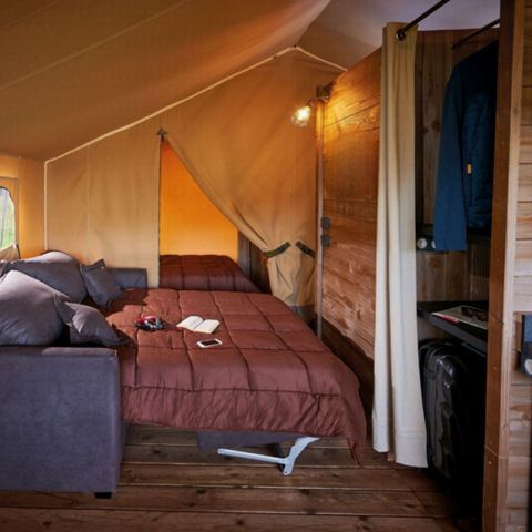 Lodge 7 personen - Évasion met canvaswanden - 2 slaapkamers - 34 m²