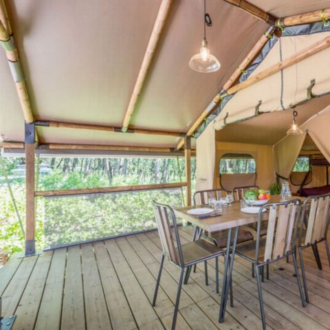 Lodge 4 persons - Cocoon canvas - Sleeps 4 - 2 bedrooms - 23m²